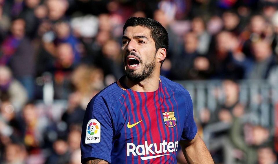 Útočník FC Barcelona Luis Suárez