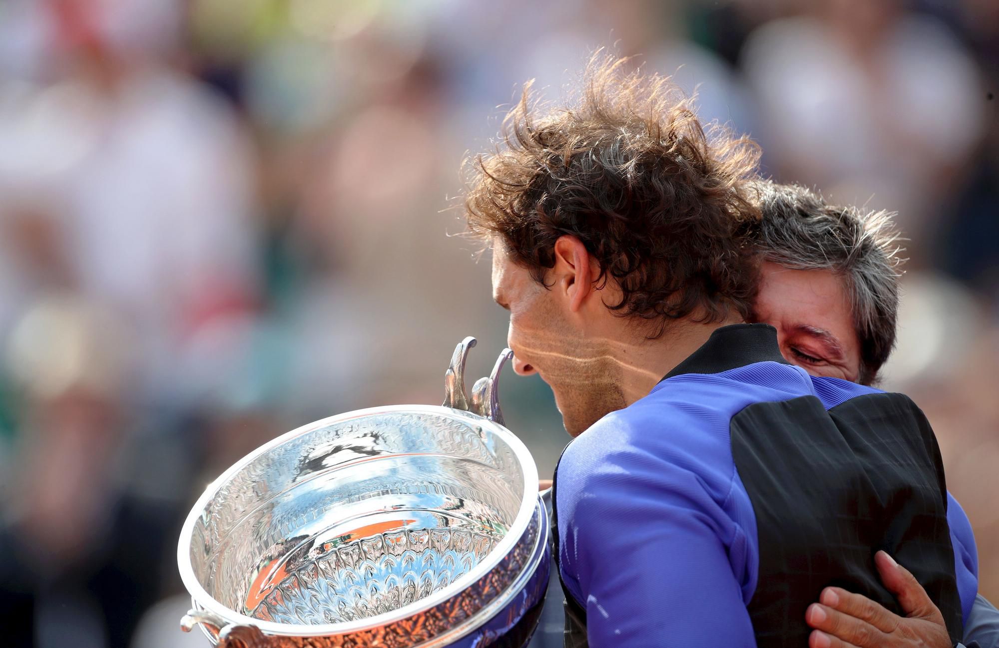 Rafael Nadal a jeho strýko a tiež tréner Toni Nadal