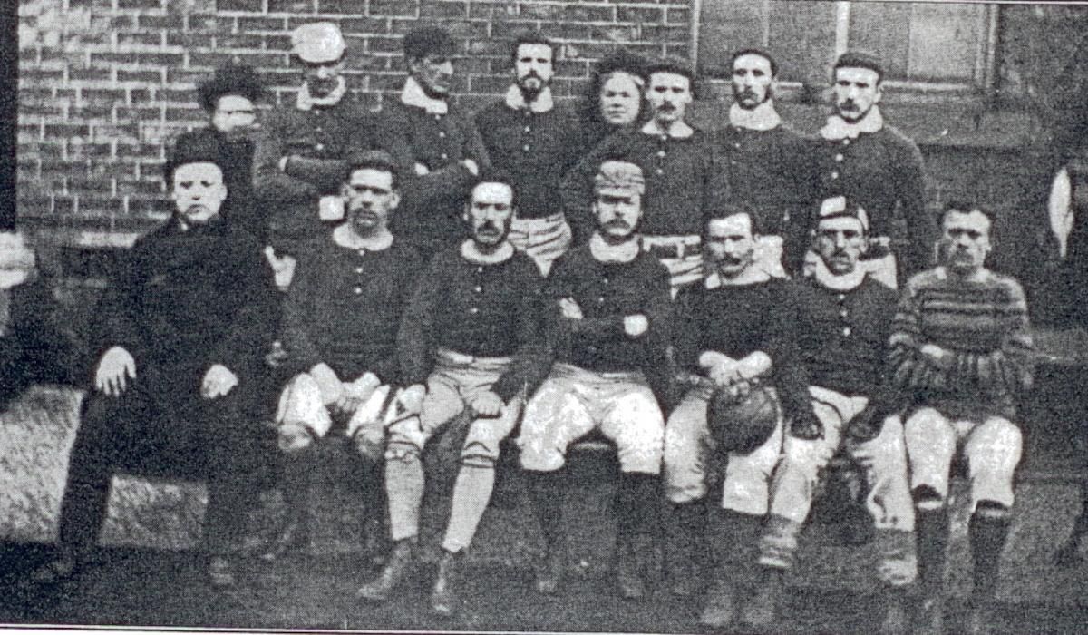 Fotografia prvého tímu Sheffield FC