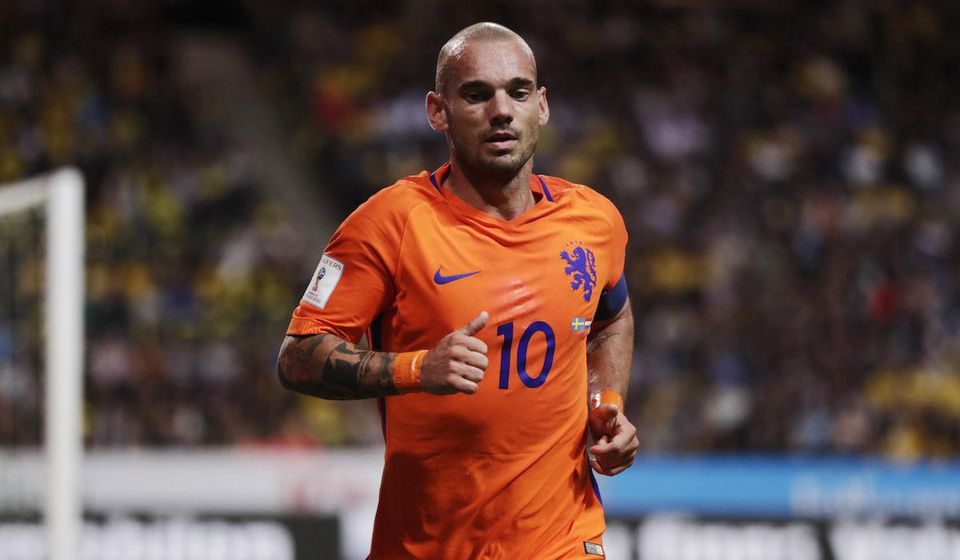 Weslej Sneijder v drese Holandska