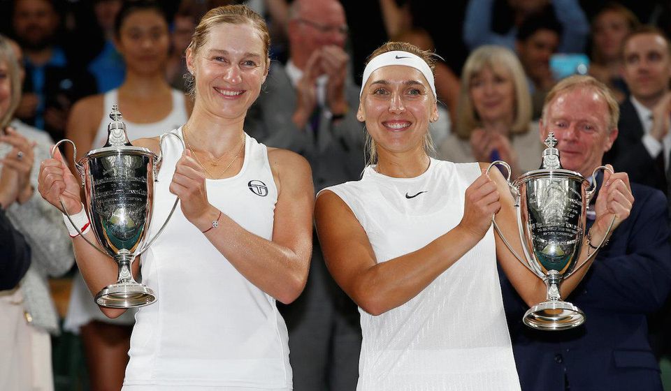Makarovová a Vesninová víťazkami štvorhry žien na Wimbledone.
