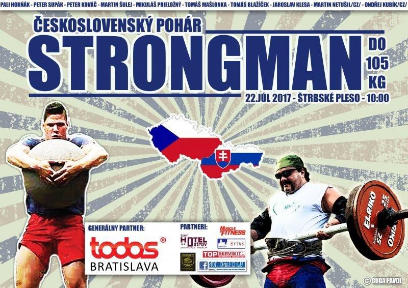 Strongman - Československý pohár plagát