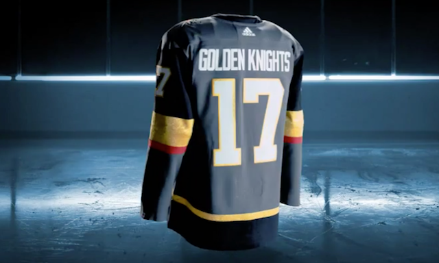 Vegas Golden Knights, nové domáce dresy pre sezónu 2017/2018.
