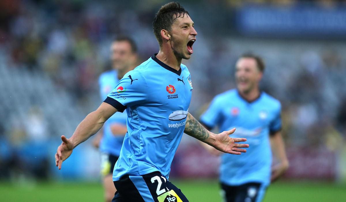 Filip Holosko, FC Sydney, gol, radost, jul16, wswanderersfc.com.au