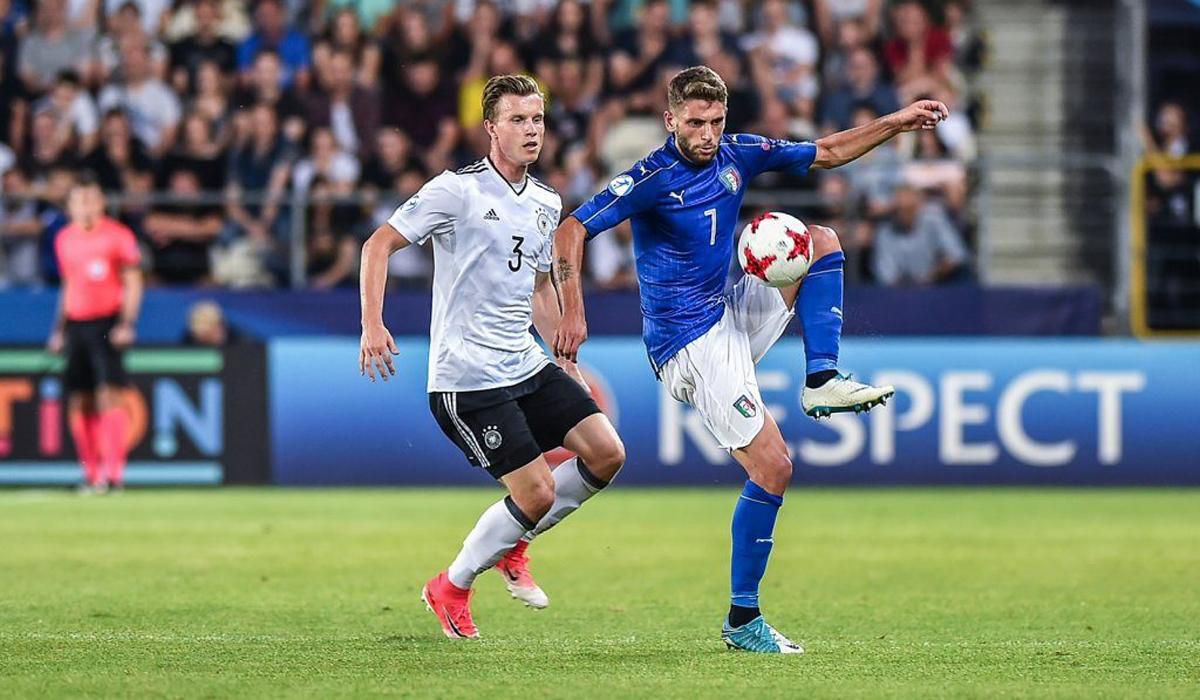 Zápas Nemecko - Taliansko na ME do 21 rokov