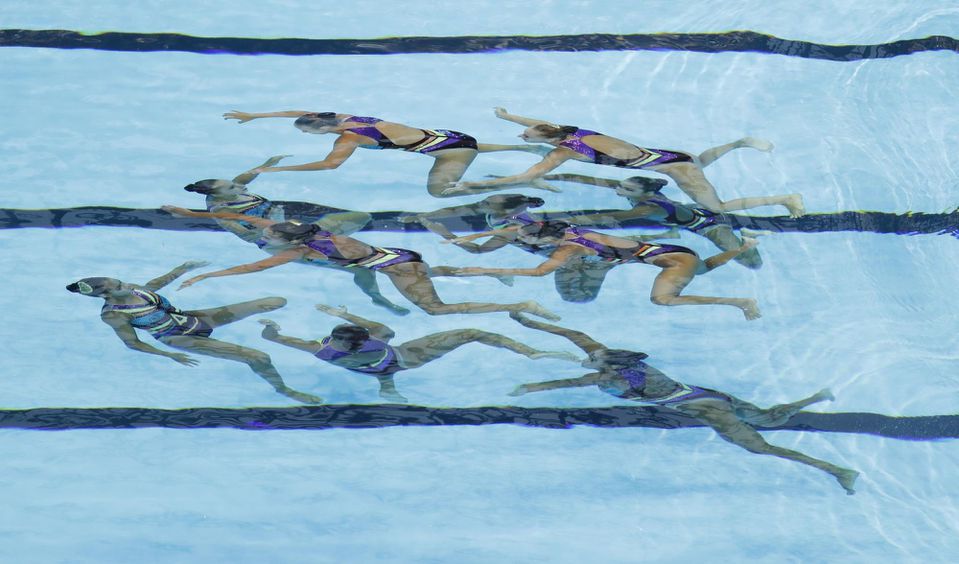 synchronizované plávanie