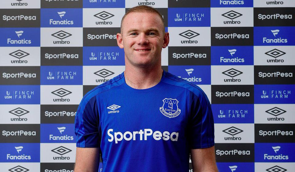 Wayne Rooney v drese Evertonu FC