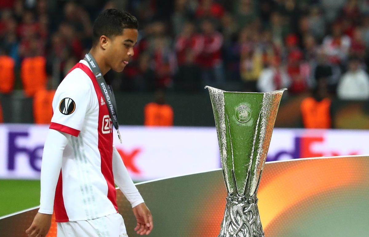 Útočník Ajaxu Amsterdam Justin Kluivert