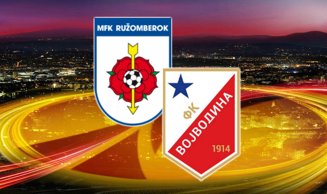 MFK Ružomberok - FK Vojvodina Novi Sad (Európska liga)
