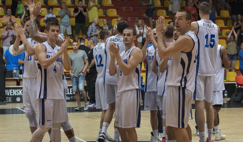 Basketbalisti Slovenska.