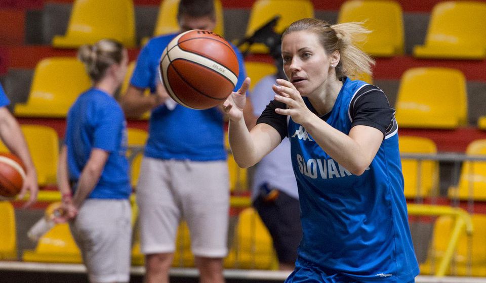 Slovenská basketbalová reprezentantka Zuzana Žirková