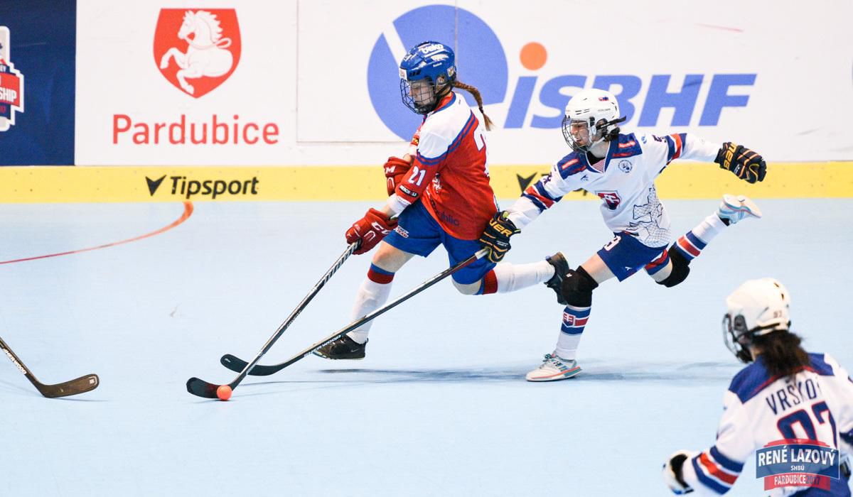 Slovensky v semifinále MS v hokejbale nestačili na Česko