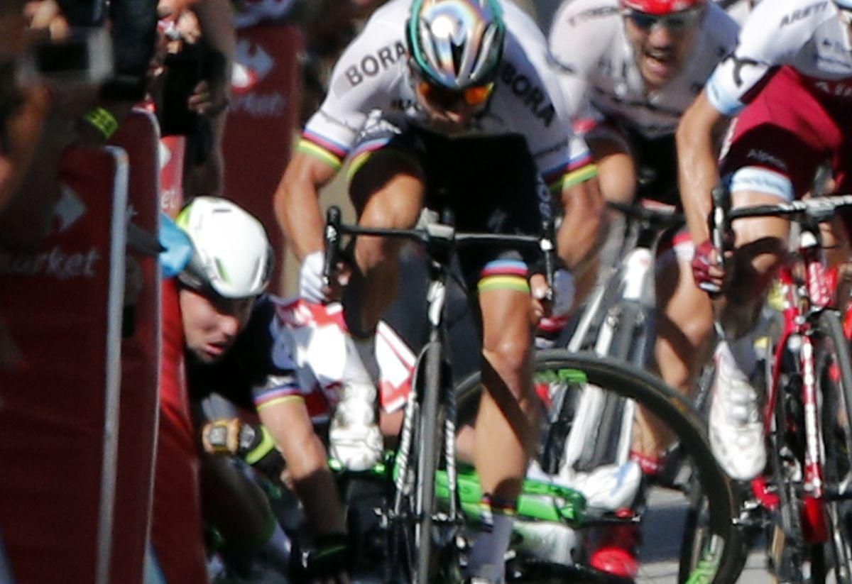 Peter Sagan a Mark Cavendish na Tour de France