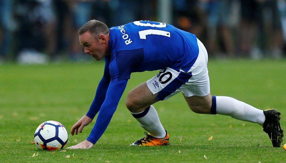 Wayne Rooney v drese Evertonu