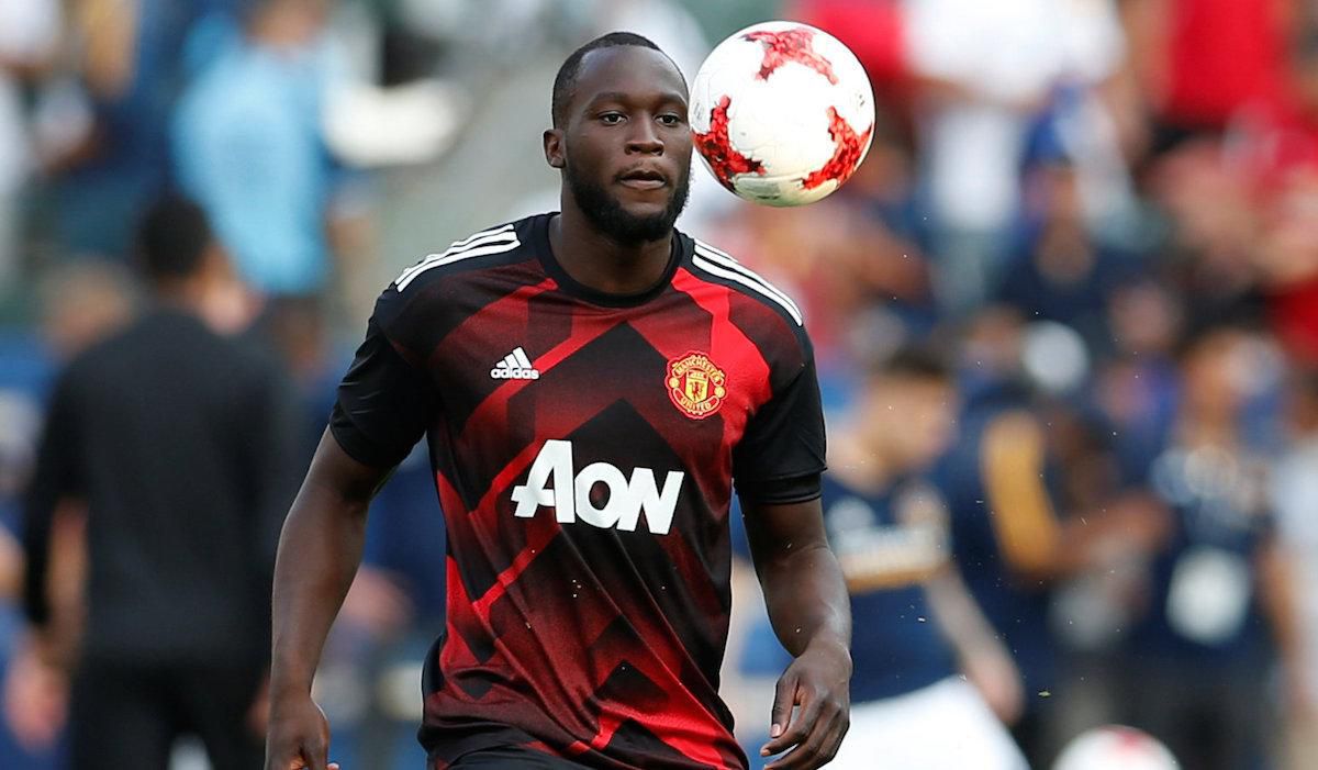 Romelu Lukaku v drese Manchestru United.