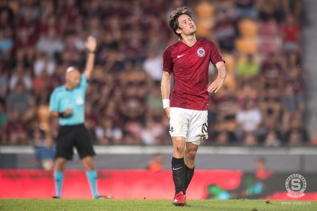 Tomáš Rosický v drese Sparty Praha