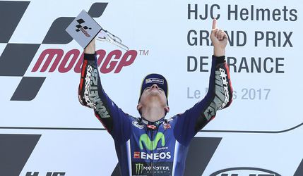 VC Francúzska: Víťazom MotoGP Vinales, Rossi spadol v poslednom kole
