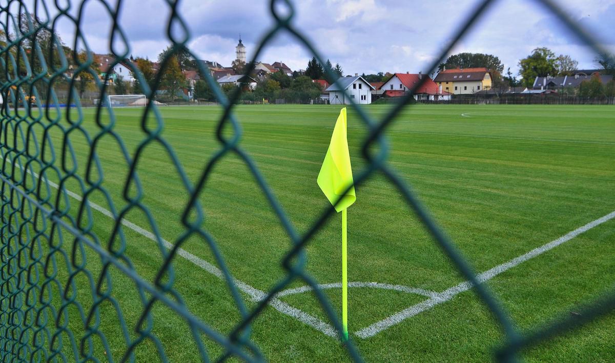 Futbalové ihrisko.