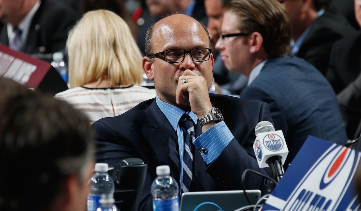 Peter Chiarelli GM Edmonton Oilers.