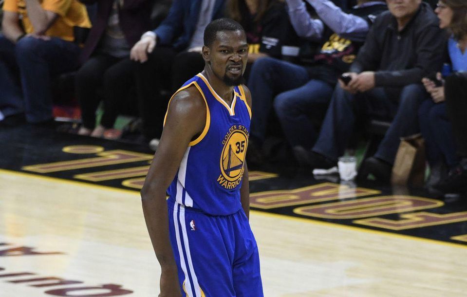 Kevin Durant z Golden State vo finále play off NBA