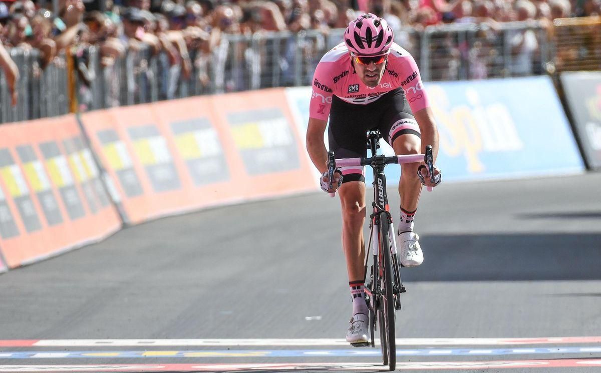 Holandský cyklista Tom Dumoulin na Giro d'Italia