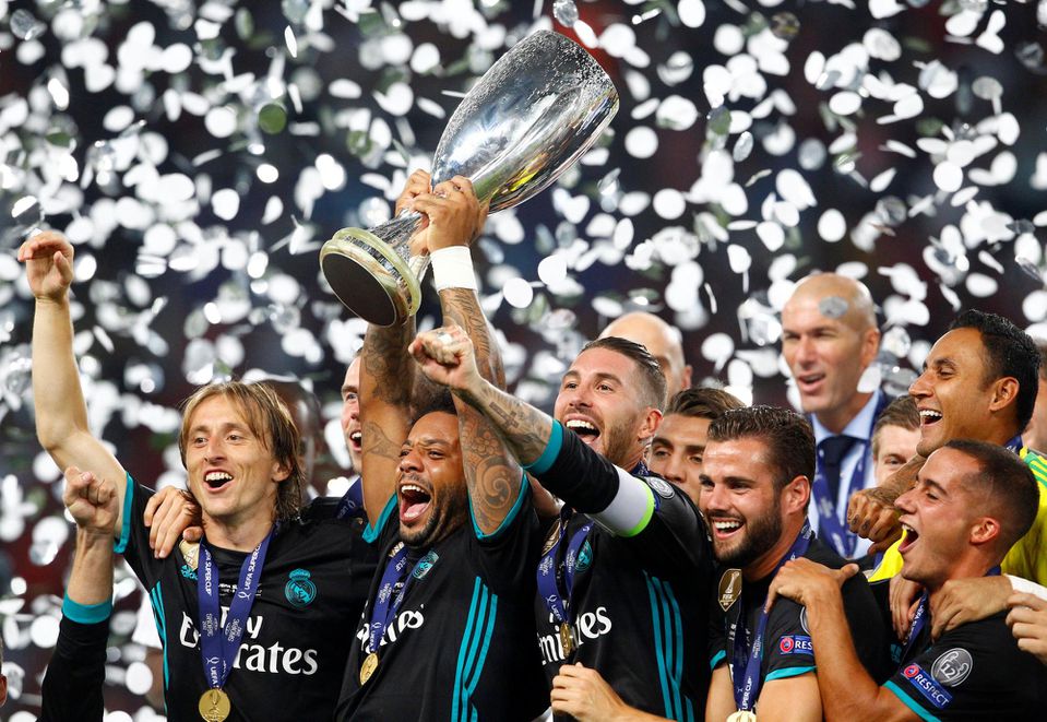 radosť hráčov Realu Madrid