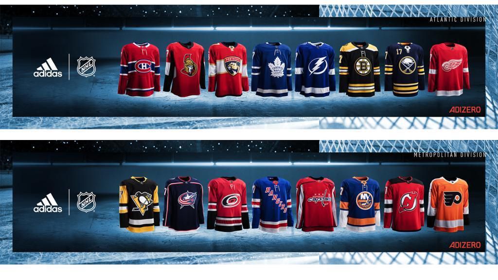 Nové dresy NHL 2017/2018 (Západná konferencia)