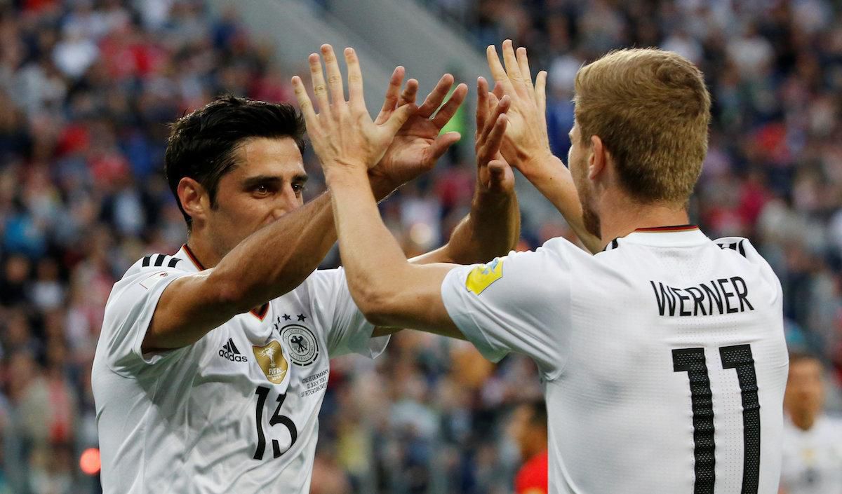 Lars Stindl a Timo Werner