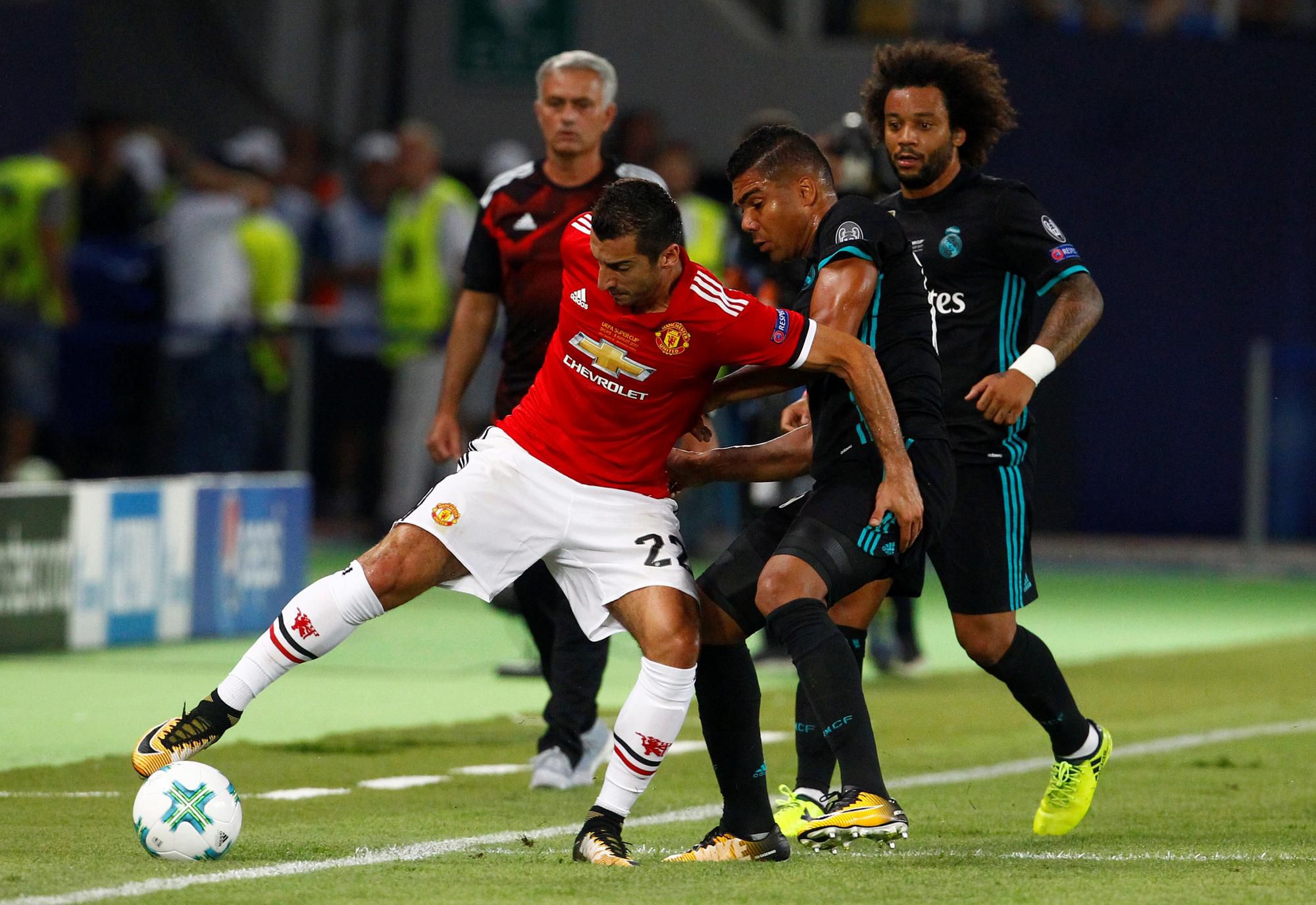 Real Madrid - Manchester United (Henrikh Mkhitaryan, Casemiro, Marcelo)