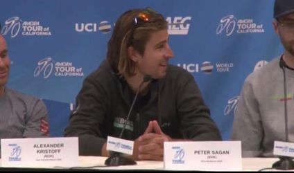 Sagan opäť dostal svojou nečakanou odpoveďou novinára do rozpakov