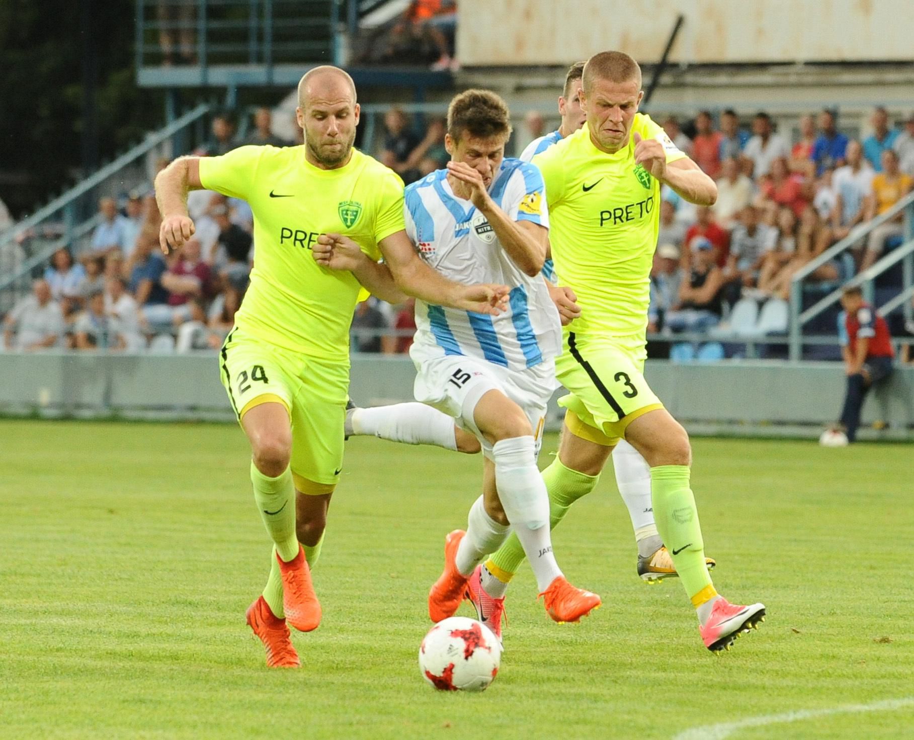 FC Nitra - MŠK Žilina (Martin Králik, Andrej Ivančík, Denis Vavro)