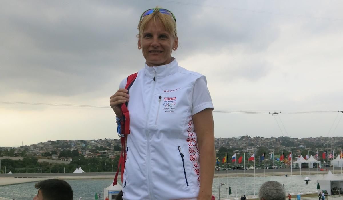 Zaneta Csaderova, riaditelka, Antidopingova agentura SR, na sportovisku, Rio 2016