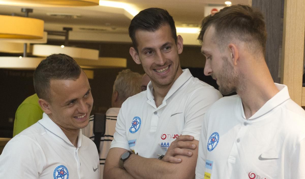 Martin Dúbravka na zraze futbalovej reprezentácie.