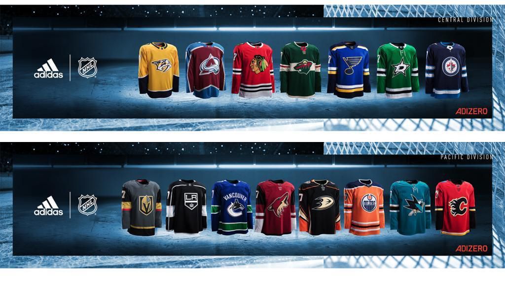 Nové dresy NHL 2017/2018 (Východná konferencia)