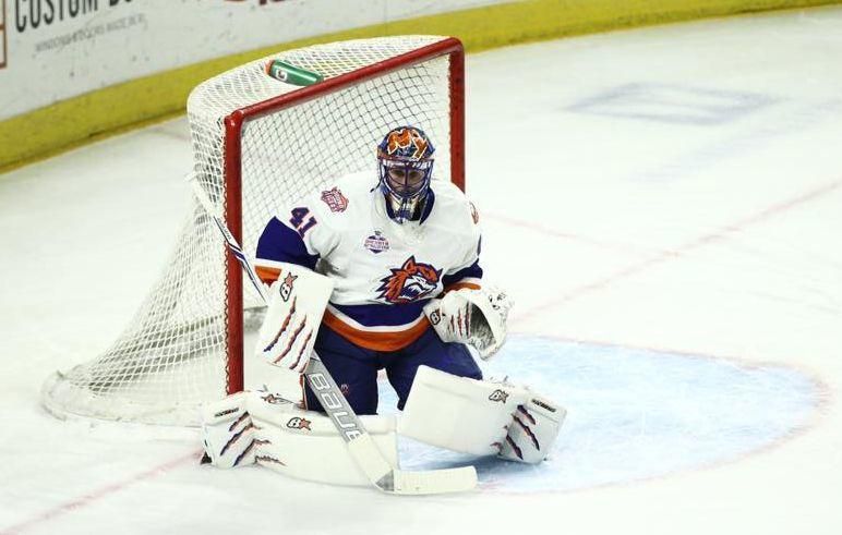 Jaroslav Halak Bridgeport Sound Tigers feb17 soundtigers.com