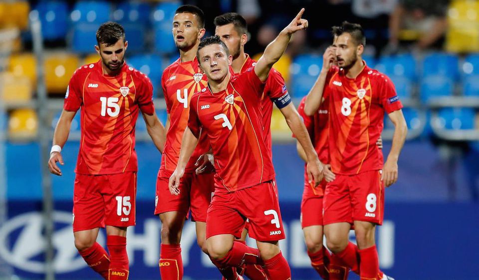Macedónski hráči do 21 rokov.