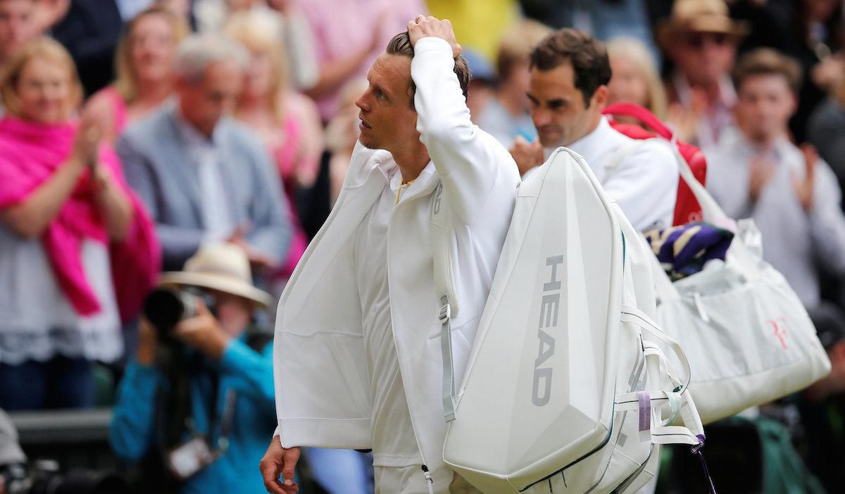 Tomáš Berdych po prehre s Rogerom Federerom.