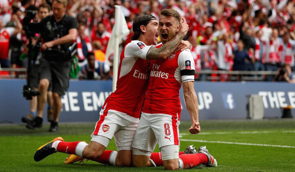 aaron ramsey arsenal radost maj17