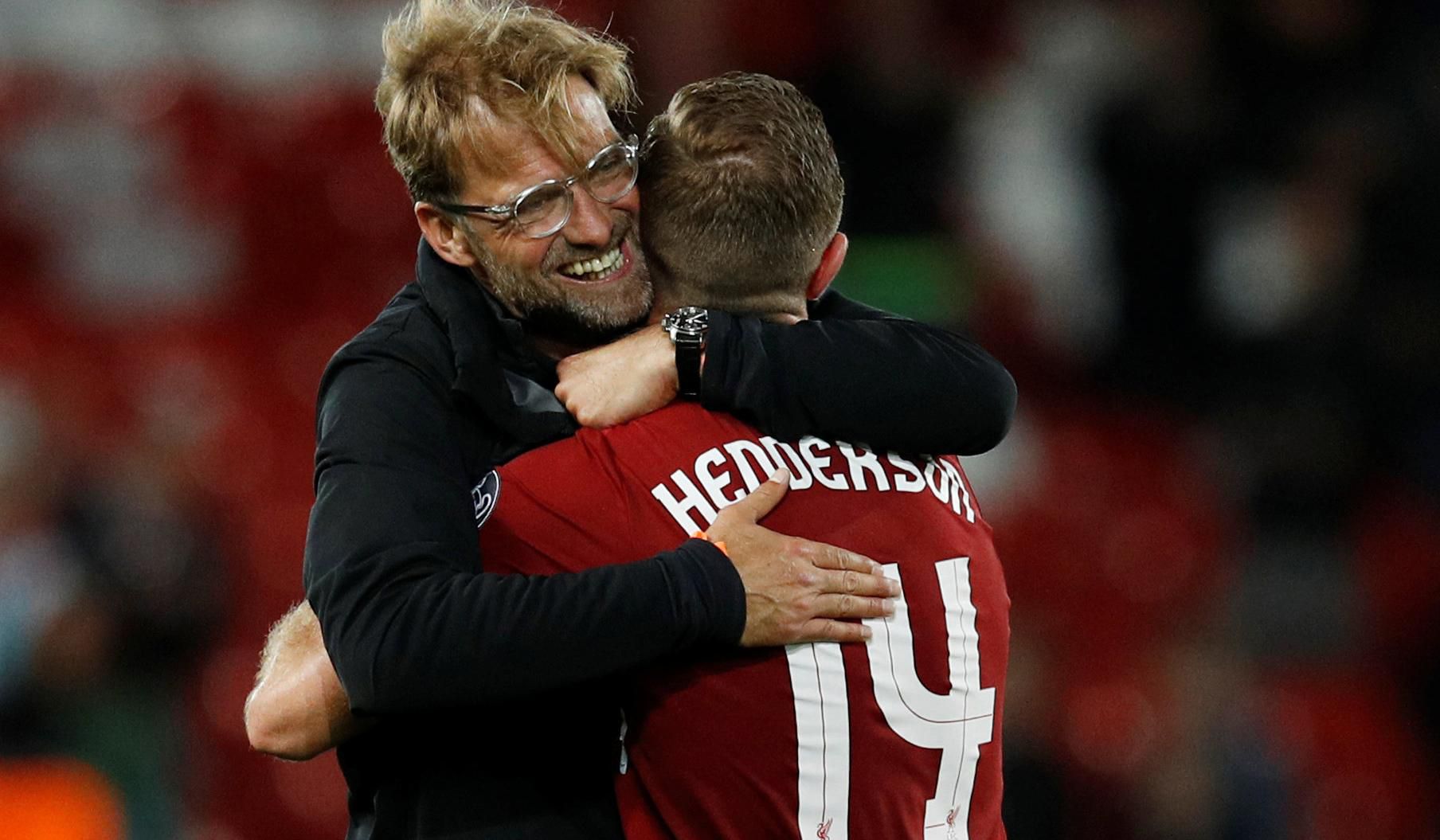 Jürgen Klopp a Jordan Henderson