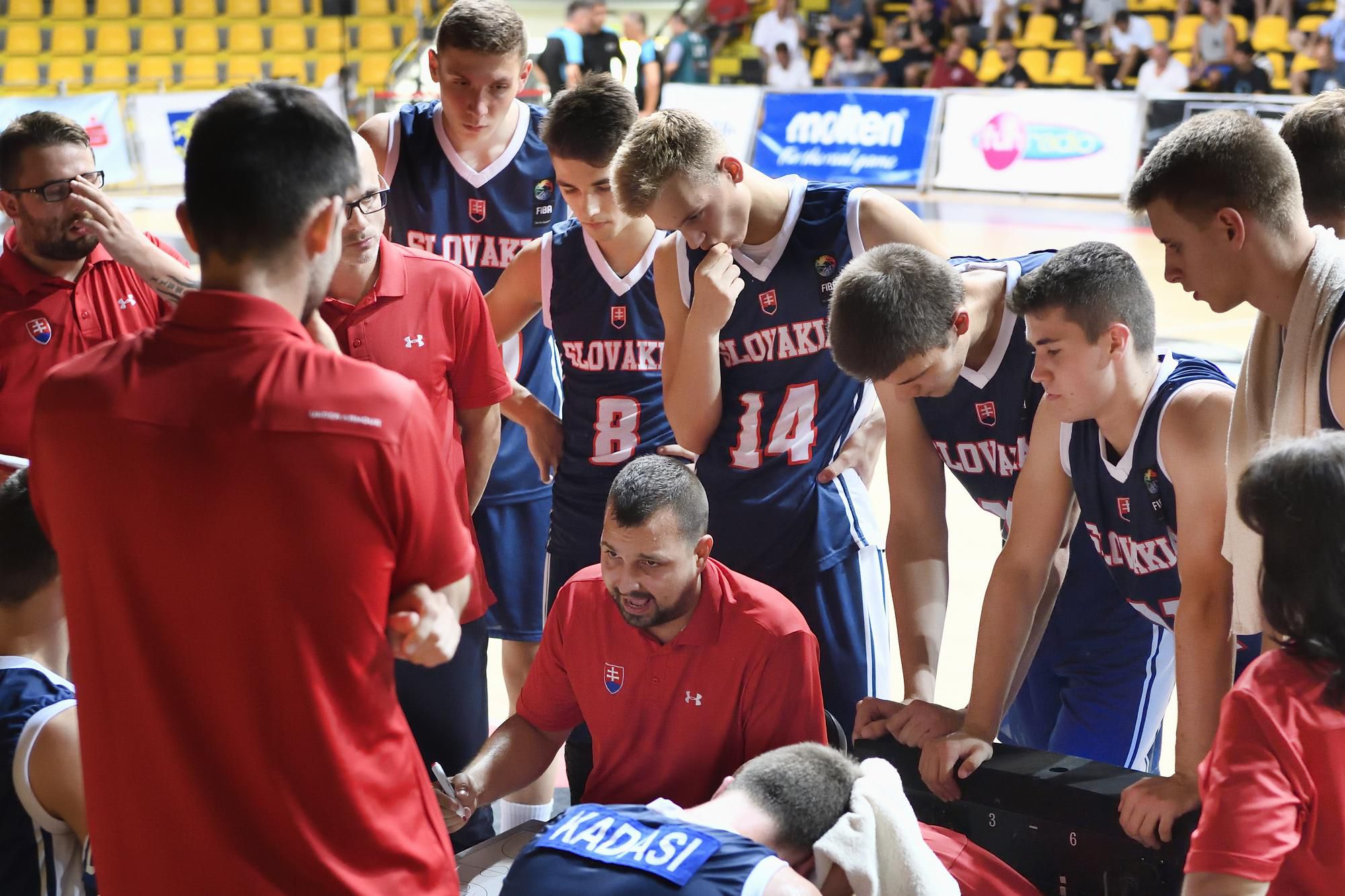 Slovenskí basketbalisti do 18 rokov