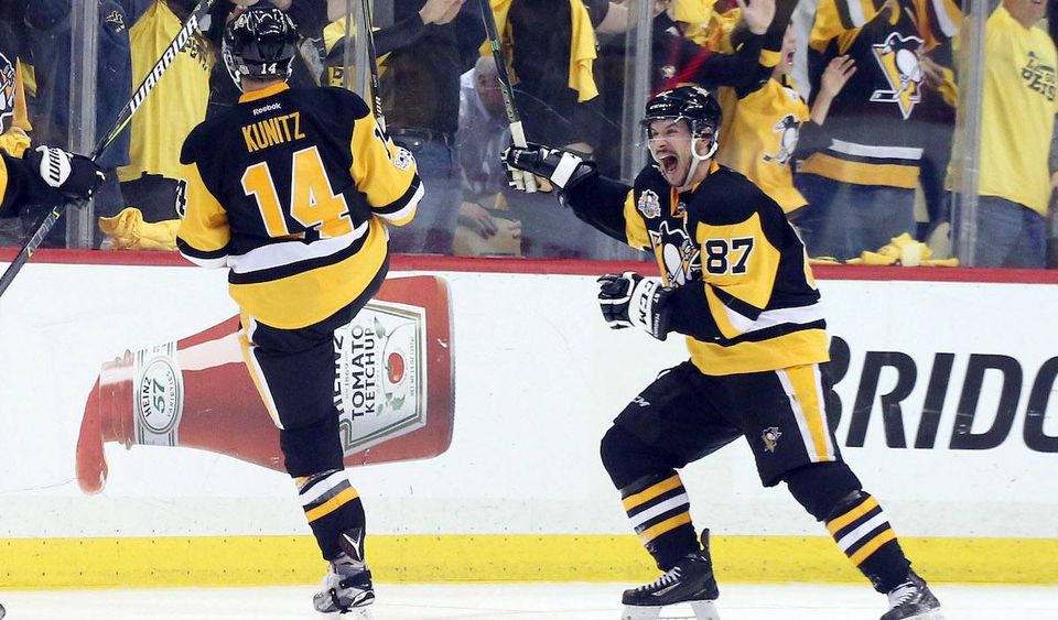 Chris Kunitz a Sidney Crosby (Pittsburgh Penguins)
