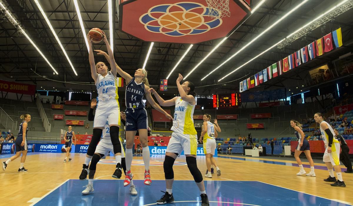 Dorogobuzovová, Marie Růžičková a Udodenková v kvalifikácii o štvrťfinále na ME v basketbale žien Ukrajina - Slovensko