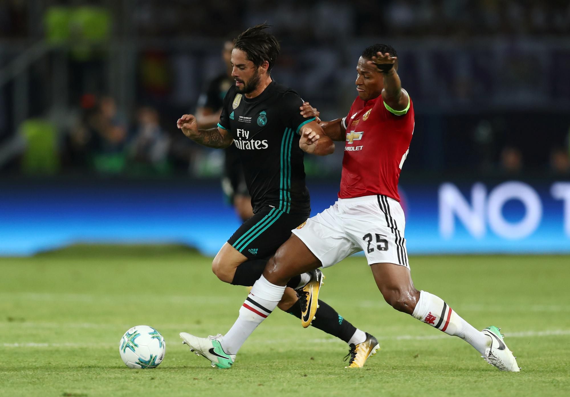 Real Madrid - Manchester United (Isco, Antonio Valencia)