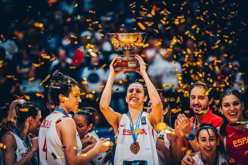 Basketbalistky Španielska oslavujú titul na ME 2017