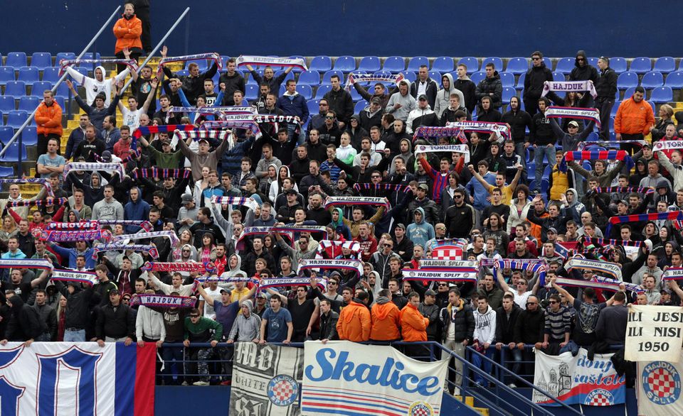 fanúšikovia Hajduku Split