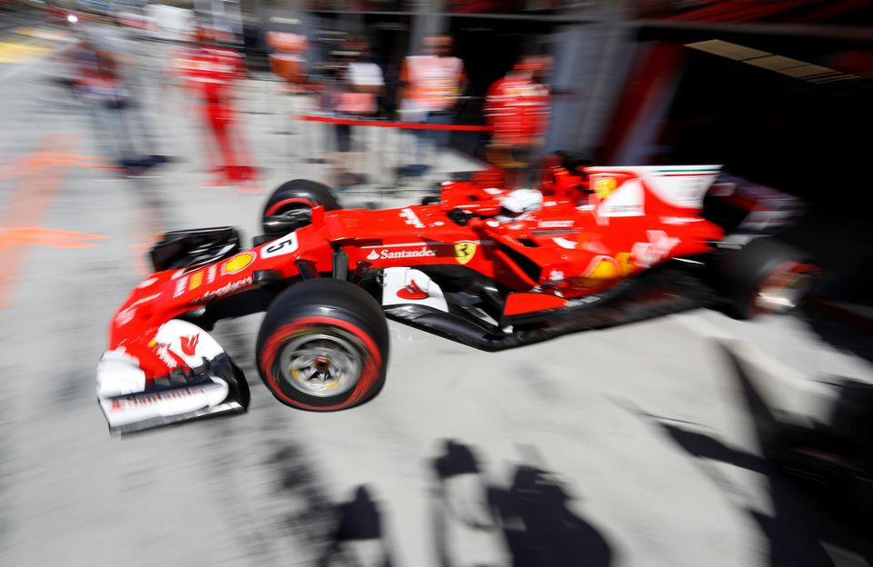 Sebastian Vettel na Ferrari