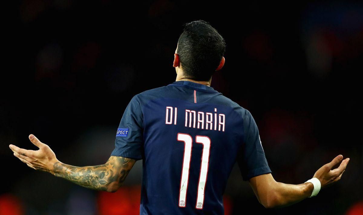 Angel di Maria z PSG po strelení gólu