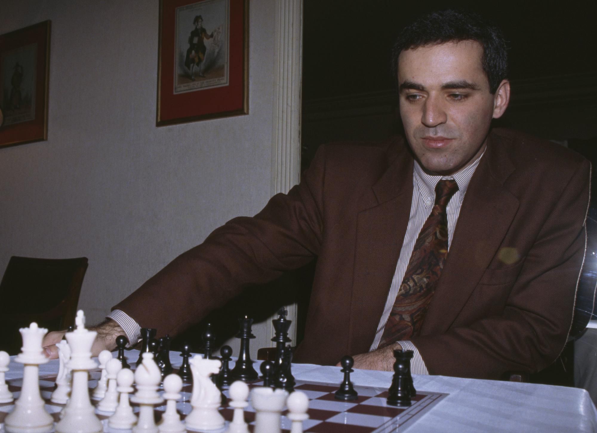 Šachový veľmajster Garri Kasparov