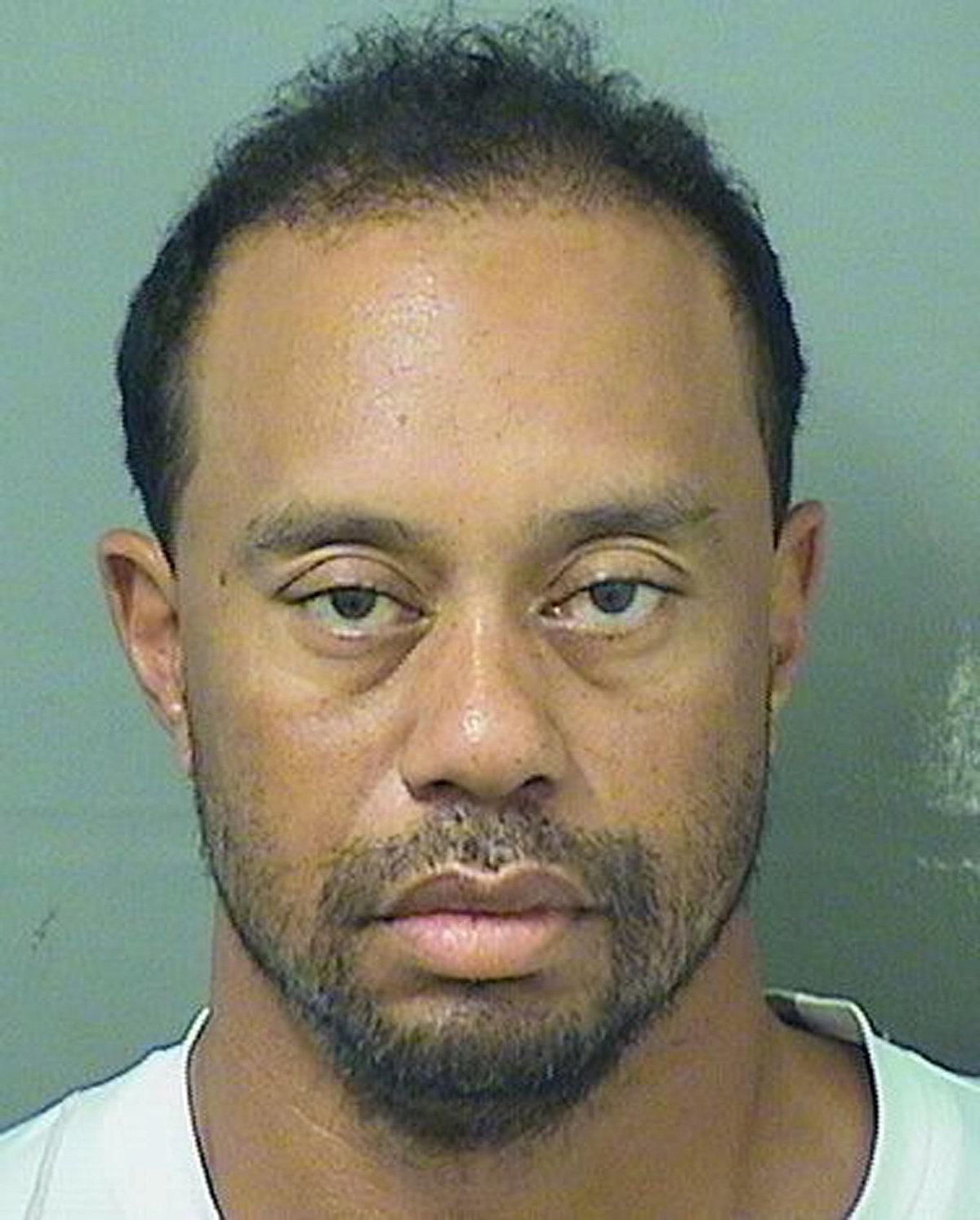 Opitý golfista Tiger Woods na polícii.