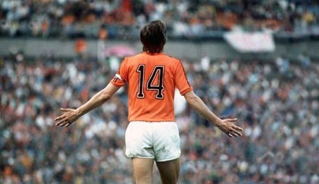 Johan Cruyff Holandsko 1974 archiv